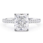 Seville - 2 Carat Radiant Cut Lab Grown Diamond Engagement Ring - Monroe Yorke Diamonds
