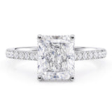 Seville - 2 Carat Radiant Cut Lab Grown Diamond Engagement Ring - Monroe Yorke Diamonds