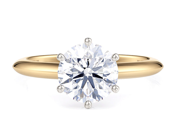 Solitaire engagement rings