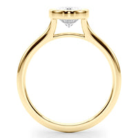 Sunny — Oval Cut Lab Grown Diamond Bezel Solitaire Engagement Ring thumbnail 2