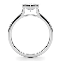 Sunny - Oval Diamond Bezel Solitaire Engagement Ring