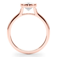 Sunny - Oval Diamond Bezel Solitaire Engagement Ring