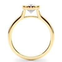 Sunny - Oval Diamond Bezel Solitaire Engagement Ring