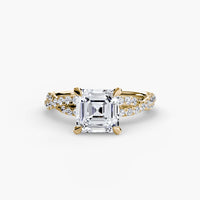 The Twisted Pavé Solitaire thumbnail 80
