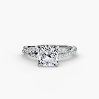 The Twisted Pavé Solitaire thumbnail 4