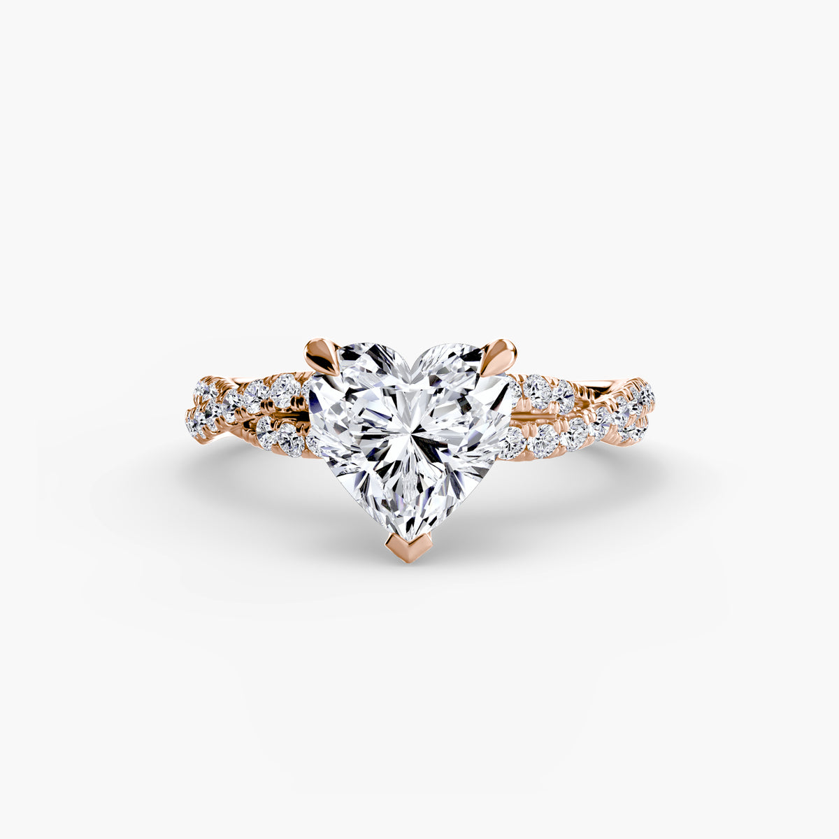 The Twisted Pavé Solitaire — view 88
