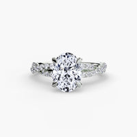 The Twisted Pavé Solitaire thumbnail 5