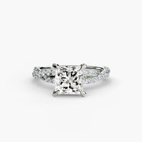 The Twisted Pavé Solitaire thumbnail 93