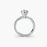 The Twisted Pavé Solitaire thumbnail 1