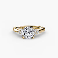 Solitaire with Cluster Shoulders 2 thumbnail 14
