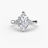 Solitaire with Cluster Shoulders 2 thumbnail 71