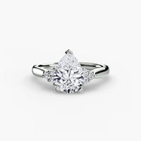 Solitaire with Cluster Shoulders 2 thumbnail 6