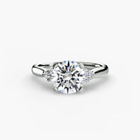 Solitaire with Cluster Shoulders 2 thumbnail 92