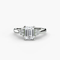 Solitaire with Cluster Shoulders 2 thumbnail 7