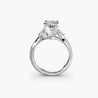 The Twist Pavé Ring thumbnail 1