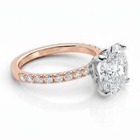 Clover - Make a Statement.  4.0 Carat Round Diamond. Lab Grown thumbnail 13