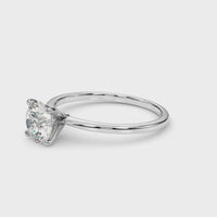 Maria - 3.0 Carat Diamond Solitaire Engagement Ring in White Gold or Platinum thumbnail 4