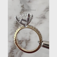Clover - Make a Statement.  4.0 Carat Round Diamond. Lab Grown thumbnail 7