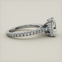 Seville — Radiant Cut Lab Grown Diamond Hidden Halo Engagement Ring thumbnail 6