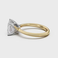 Louisa – Yellow Gold Princess Cut Diamond Solitaire Ring thumbnail 6
