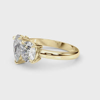 Dahlia - Toi et Moi Engagement Ring - A Symbol of Timeless Love and Elegance. 2.50 Total Carats thumbnail 3