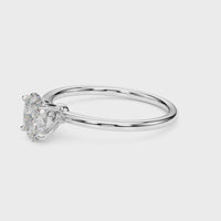 Margot - Oval Cut Diamond Solitaire Ring thumbnail 5