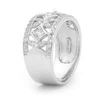 Silver Ring With Zirconia - Pave Set thumbnail 2