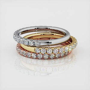 Bianca - Diamond Wedding Ring, view 3