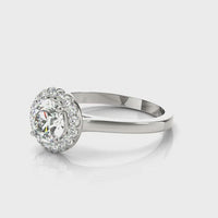 Callie - Classic Diamond Halo Engagement Ring thumbnail 2