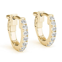Aimee - Diamond Huggies for Everyday Glamour 0.28ct thumbnail 9