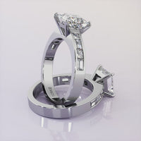 Grazia - Princess Cut Diamond Engagement Ring thumbnail 2