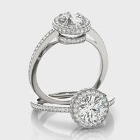 Amelia - Double Halo Engagement Ring thumbnail 5