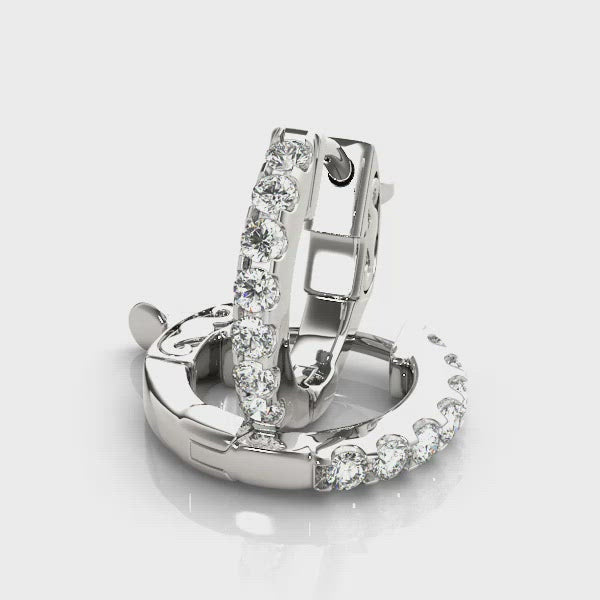 Aimee diamond earrings