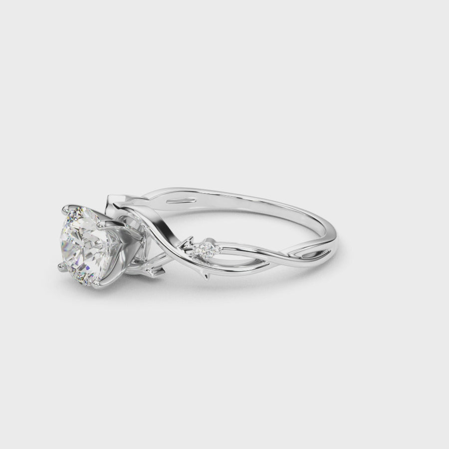 Giada Engagement Ring will have your Heart in a Twist. 1.50 Carat Lab Grown Diamond
