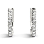 Aimee Diamond Earrings, White Gold