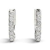 Aimee Diamond Earrings, White Gold