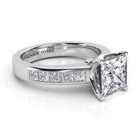 Albany – White Gold Princess Cut Diamond Engagement Ring thumbnail 3