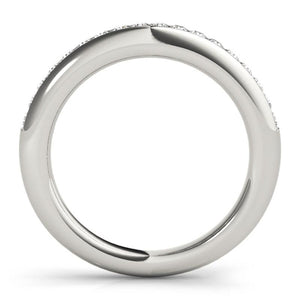 Aly - Wedding Band with a New Take 0.27ct, view 2
