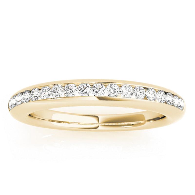 Aly - Wedding Band with a New Take - Monroe Yorke Diamonds