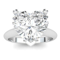 Amorette — Heart Shaped Lab Grown Diamond Solitaire Engagement Ring thumbnail 2