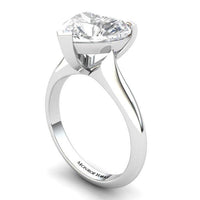 Amorette — Heart Shaped Lab Grown Diamond Solitaire Engagement Ring thumbnail 6