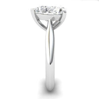 Amorette — Heart Shaped Lab Grown Diamond Solitaire Engagement Ring thumbnail 7