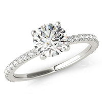 April - White Gold Diamond Engagement Ring thumbnail 4