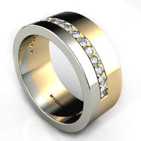 Aramis - Men's Diamond Two Tone Ring thumbnail 3