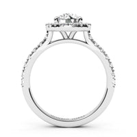 Ariana – Timeless Elegance in Gold Diamond Halo Engagement Ring thumbnail 6