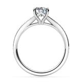 Ariel - unique engagement ring.  Beautifully unique centre setting