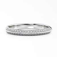 Astrid Knife-Edge Wedding Band  White Gold thumbnail 1