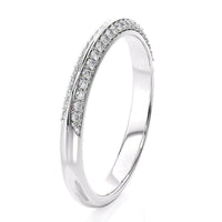Astrid Knife-Edge Wedding Band  White Gold thumbnail 2