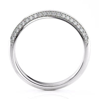 Astrid Knife-Edge Wedding Band  White Gold thumbnail 3