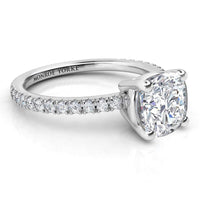 Blake – Cushion Cut Diamond Engagement Ring thumbnail 3